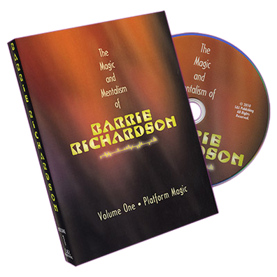 DVD Magic and Mentalism Vol.1 du magicien Barrie Richardson